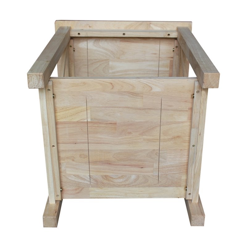 International Concepts Hampton End Table  Unfinished