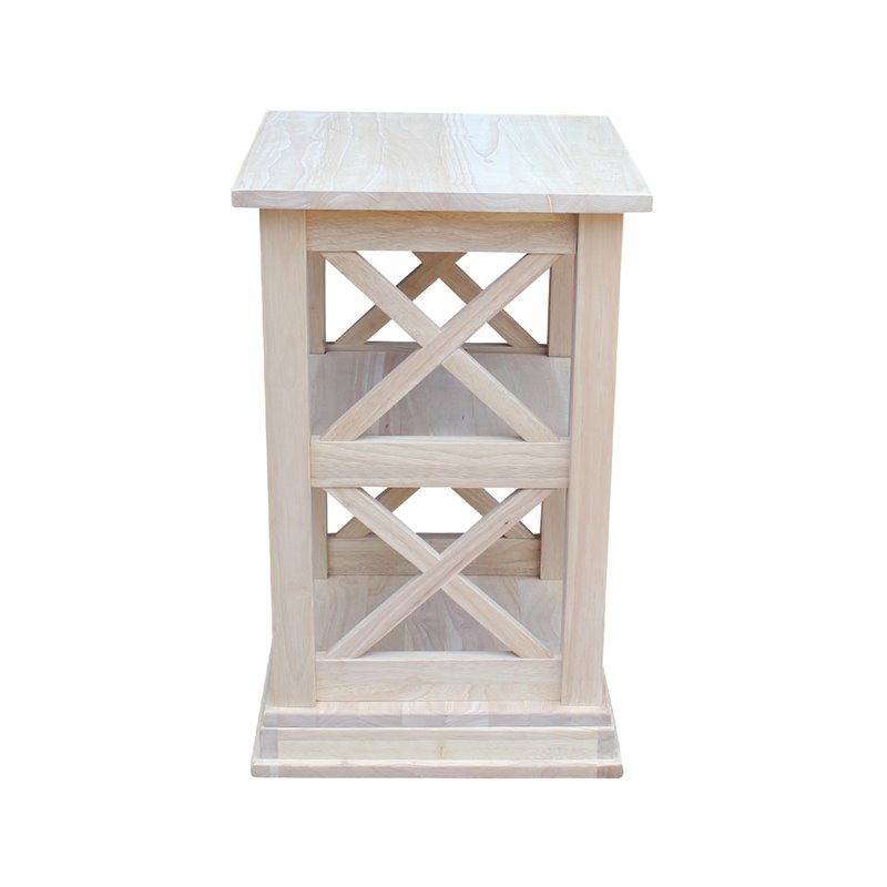 International Concepts Hampton Accent Table Includes Shelves