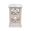 International Concepts Hampton Accent Table Includes Shelves