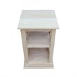 International Concepts Hampton Accent Table Includes Shelves