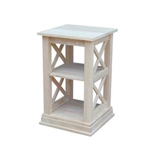 International Concepts Hampton Accent Table Includes Shelves