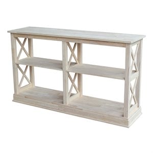 International Concepts Hampton Sofa - Server Table Includes Shelves