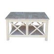 International Concepts Hampton Square Natural Wood Coffee Table