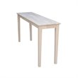 International Concepts Shaker Console Table - Extended Length - Unfinished