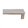 International Concepts Shaker Console Table - Extended Length - Unfinished
