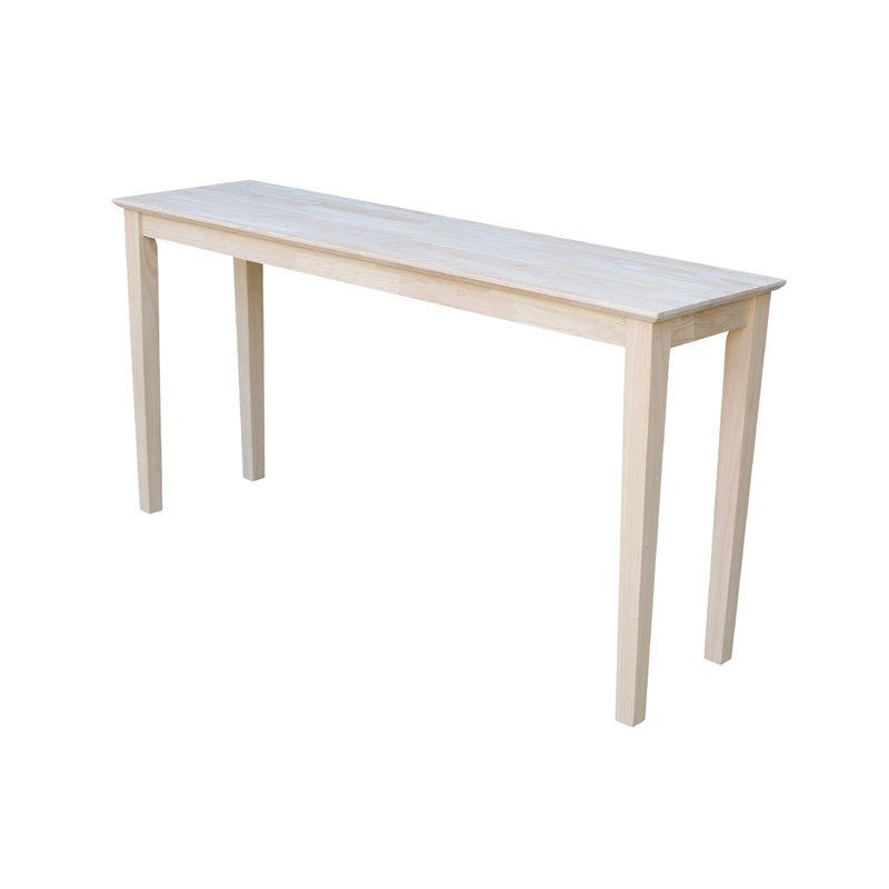 Shaker Console Table Extended Length, 70 Length Console Table