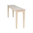 International Concepts Shaker Console Table - Extended Length-72