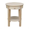 International Concepts Solid Wood Philips End Table - Natural Unfinished