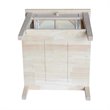 International Concepts Spencer End Table  Unfinished