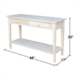International Concepts Spencer Console - Server Table - Standard Length