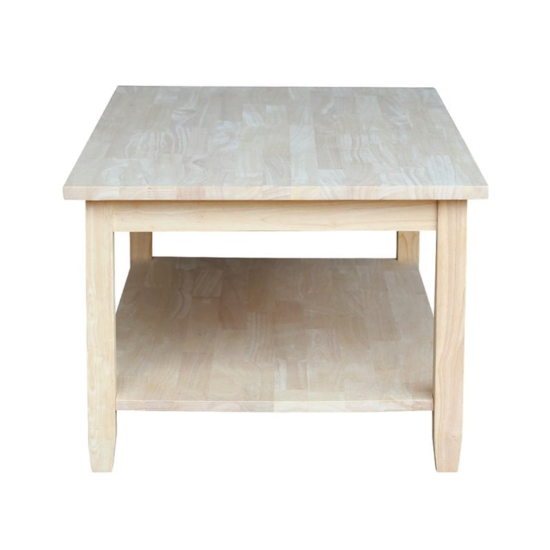 International Concepts Solano Coffee Table  Unfinished