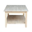 International Concepts Solano Coffee Table  Unfinished