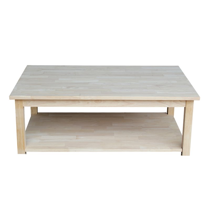 International Concepts Solano Coffee Table  Unfinished