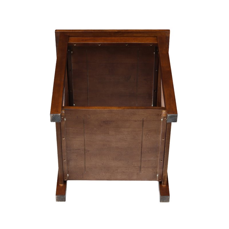 International Concepts Hampton End Table  Espresso