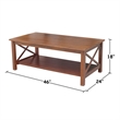 International Concepts Hampton Coffee Table