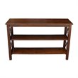 International Concepts Hampton Wood Console Table in Espresso