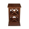 International Concepts Hampton Accent Table With Shelves