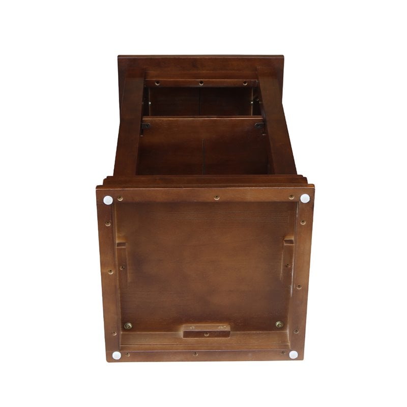 International Concepts Hampton Accent Table With Shelves
