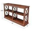 International Concepts Hampton Sofa - Server Table With Shelves