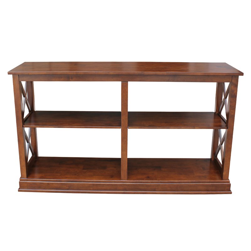 International Concepts Hampton Sofa - Server Table With Shelves
