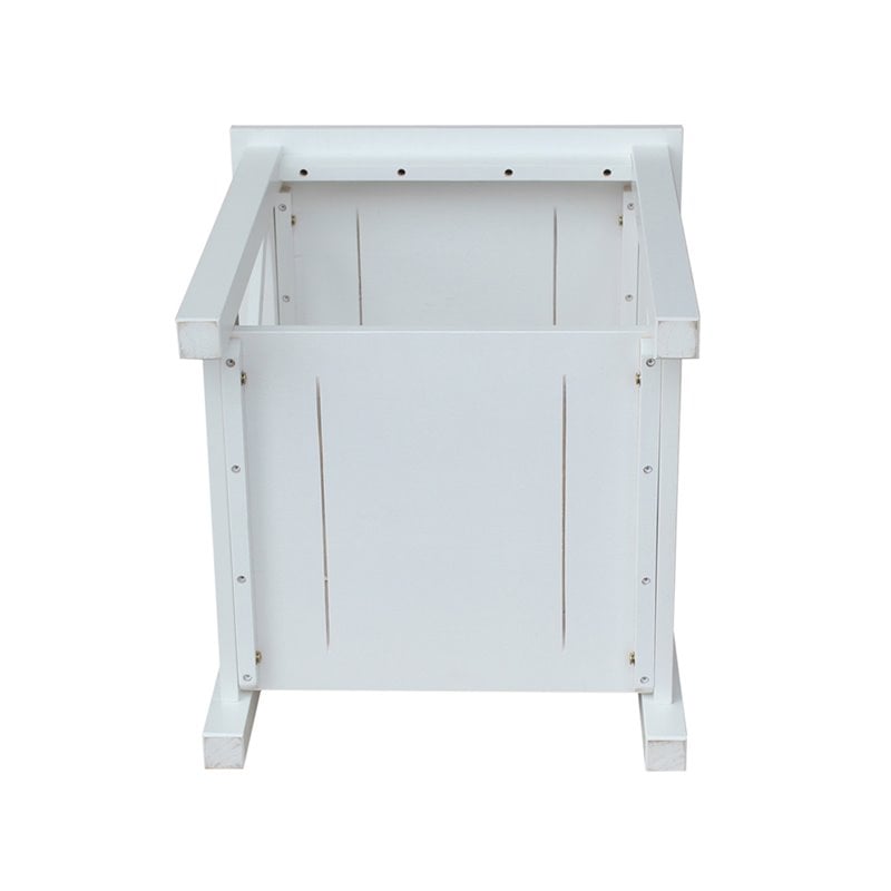International Concepts Hampton End Table  White