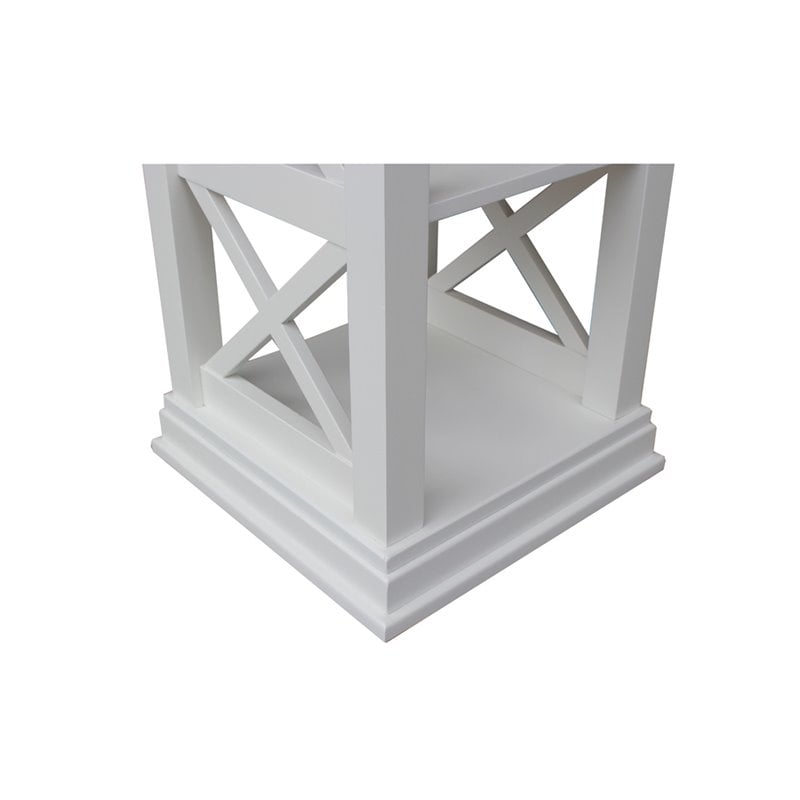 International Concepts Hampton Accent Table With Shelves