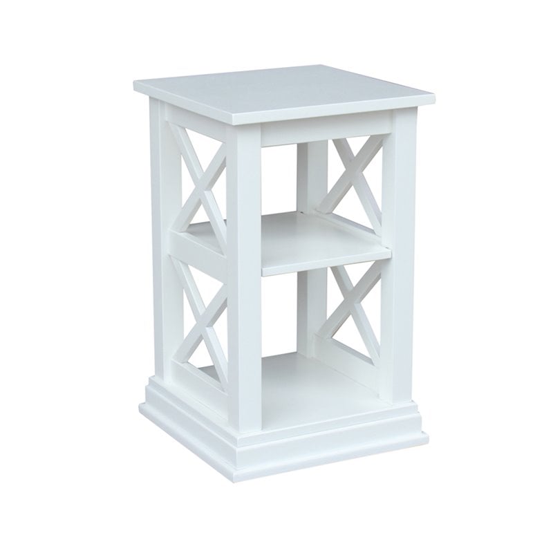International Concepts Hampton Accent Table With Shelves