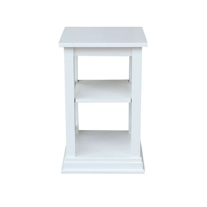 International Concepts Hampton Accent Table With Shelves