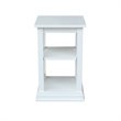 International Concepts Hampton Accent Table With Shelves