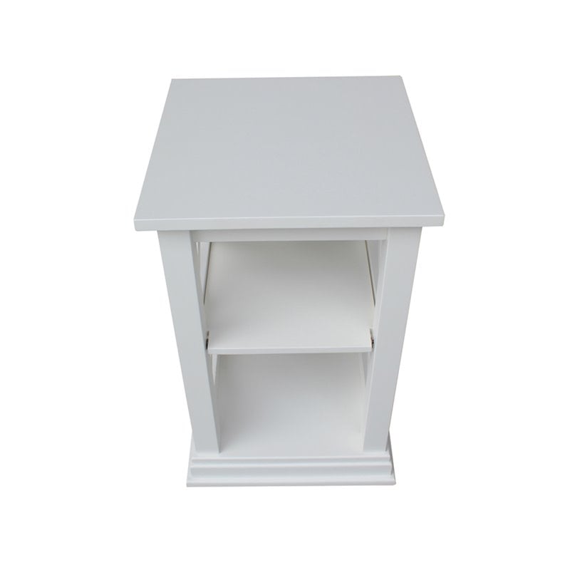 International Concepts Hampton Accent Table With Shelves