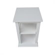 International Concepts Hampton Accent Table With Shelves