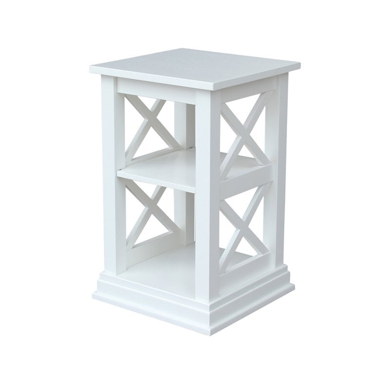 International Concepts Hampton Accent Table With Shelves