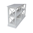 International Concepts Hampton Sofa Server Table With Shelves