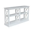 International Concepts Hampton Sofa Server Table With Shelves