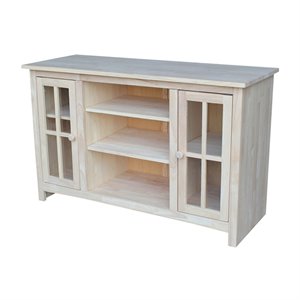International Concepts Entertainment 48&quot TV Stand with 2 Doors in White