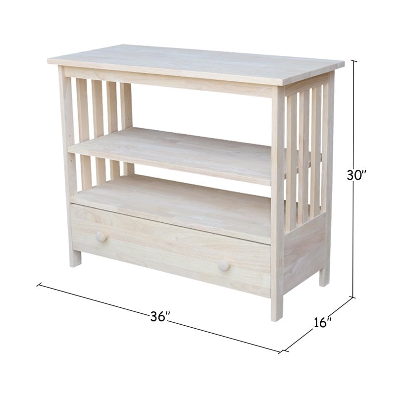International Concepts Mission Entertainment   TV Stand - 36