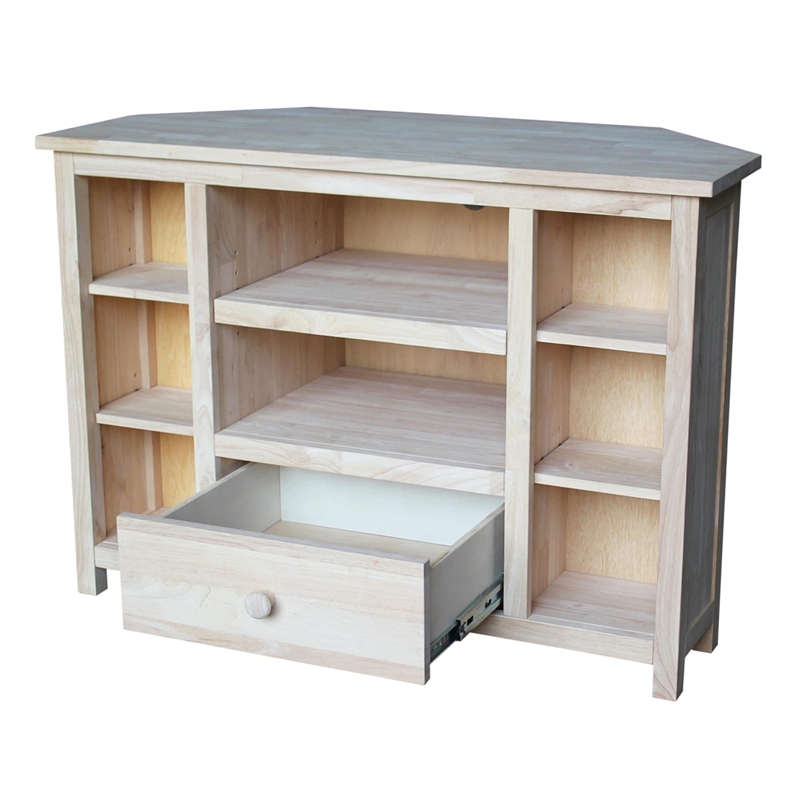 International Concepts Corner Entertainment   TV Stand