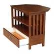 International Concepts Mission Corner TV Stand in Brown