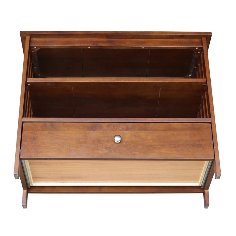 International Concepts Mission Corner TV Stand in Brown