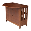 International Concepts Mission Corner TV Stand in Brown