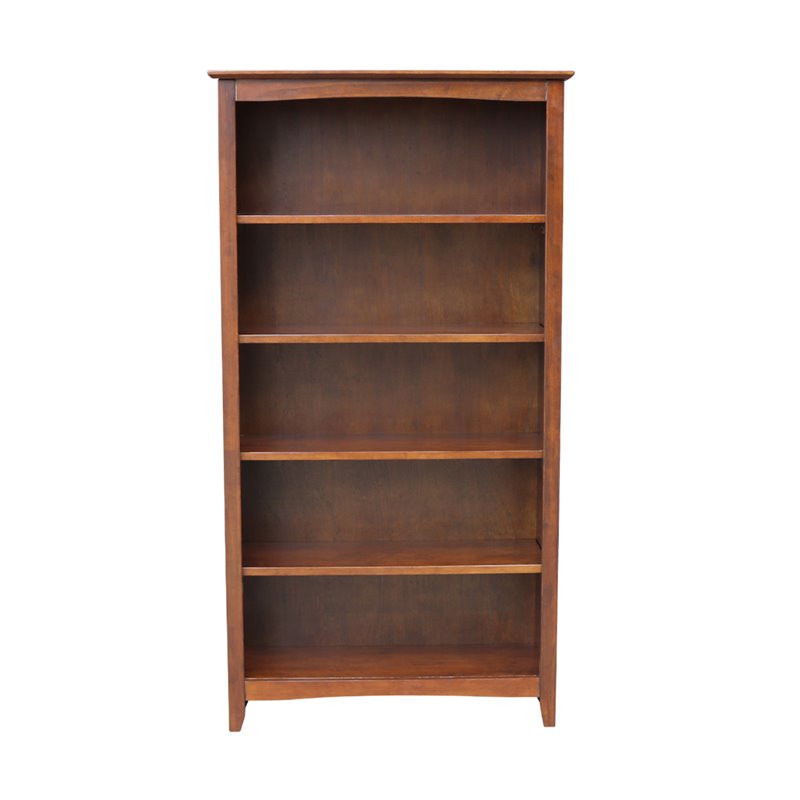International Concepts Solid Wood Shaker Bookcase - 60