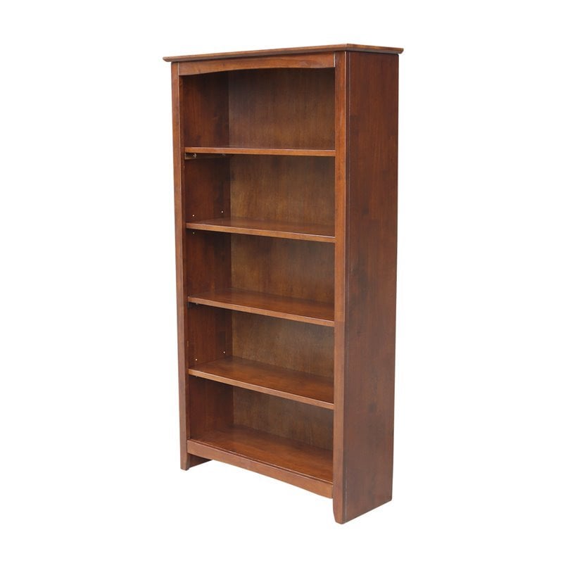 International Concepts Solid Wood Shaker Bookcase - 60