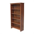 International Concepts Solid Wood Shaker Bookcase - 60