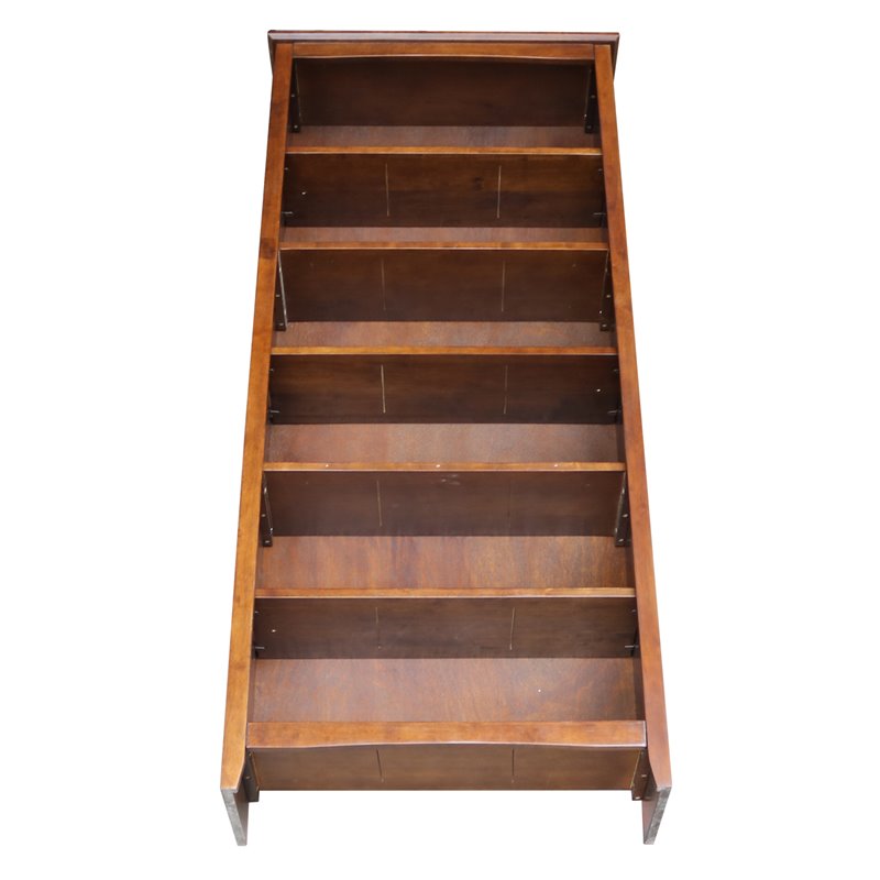 International Concepts Solid Wood Shaker Bookcase - 72