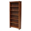 International Concepts Solid Wood Shaker Bookcase - 72