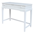 International Concepts Solid Wood Vanity Table  in White