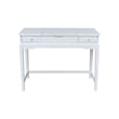 International Concepts Solid Wood Vanity Table  in White