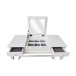International Concepts Solid Wood Vanity Table  in White