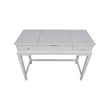 International Concepts Solid Wood Vanity Table  in White