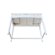 International Concepts Solid Wood Vanity Table  in White